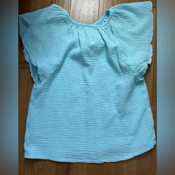 Roan & Ryan Elliot Gauze Top - Light Blue - Medium - Picture 4 of 4